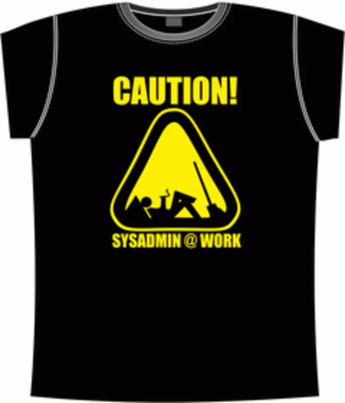 компьютерные: sysadmin at work black
